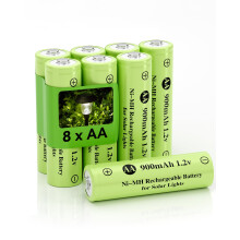 Howardly Ni-MH AA 1.2v 900mAh Rechargeable Batteri