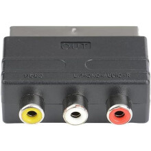 WICAREYO 3RCA Female to RGB SCART Plug Male AV Cab