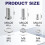 ASIRYVA 24 Pack Universal TV Mounting Hardware Kit 2
