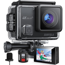 Surfola Action Camera 4K 30fps, Underwater Camera