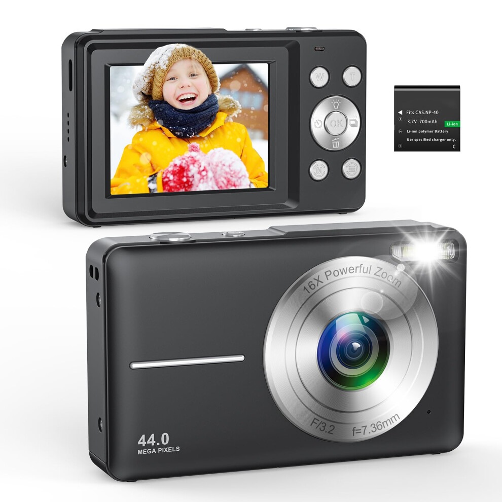 Digital Camera 1080P 44Mp Photo Camera With 16X Di 49189216