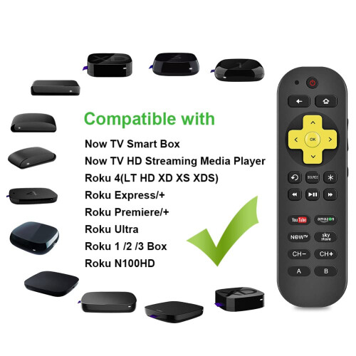 Gvirtue Replacement Now TV Smart Box Remote Contro 1