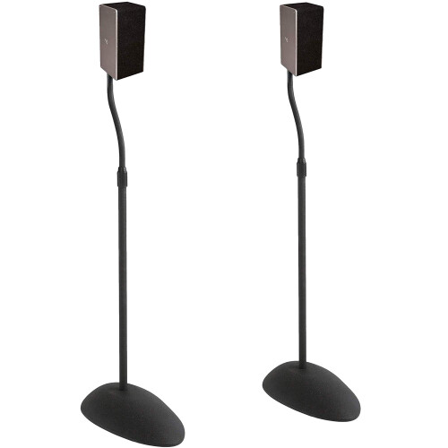 ECHOGEAR Speaker Stands Pair - Height Adjustable w