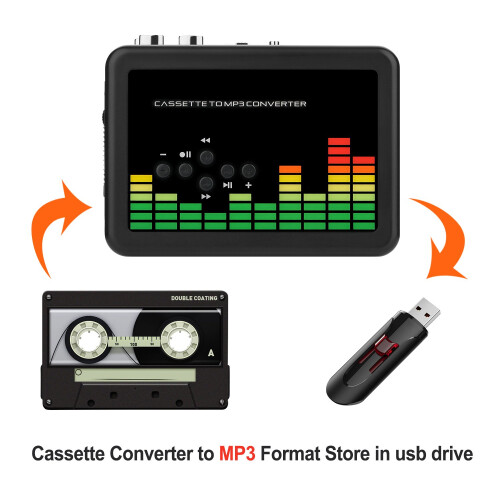 Cassette Player, MYPIN Portable Audio USB Walkman 2