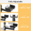 PUTORSEN Speaker Wall Mount – Fully Adjustable Uni 3