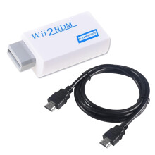 SHUXIA 1pcs Wii to HD-MI Adapter,1080P/720p Wii HD