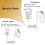 4.5v Power Adapter with 3 Output Jacks Compatible 2