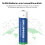 Delyeepow Rechargeable AA Batteries with Charger, 4