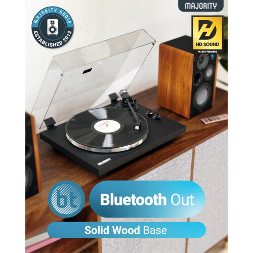 Majority Stylo Bluetooth Record Player – Premium T 1