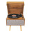 Audizio Fremont Retro Record Player with Legs, Blu 2