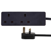 PRO ELEC PELB1992 Mains Extension Lead, 2 Gang, 7.