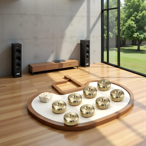 PrecisionGeek – Speaker Spike Pads Ø16 mm, Chamfer 1