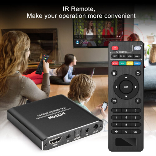 4K Media Player, MYPIN Digital MP4 Player for 14TB 1