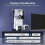 NexiGo PS5 Wall Mount Kit with Charging Station fo 6