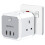 Multi Plug Adapter with 3 USB, 4 Way Multi Plug Ex 1