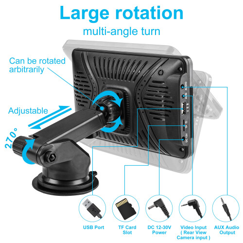 Portable Car Stereo,for Wireless Apple Carplay & A 1