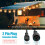 Dalugo 10M/33Ft IP65 Waterproof Outdoor Festoon Li 2