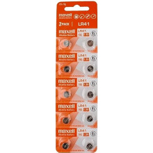 Genuine Maxell LR41 AG3 192 Alkaline 1.5v Battery