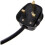 PRO ELEC PELB1810 4 Gang Extension 3m, Black (Pack 3