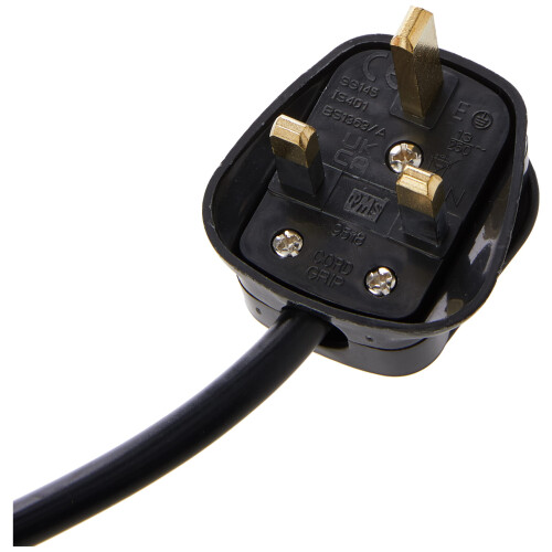 PRO ELEC PELB1810 4 Gang Extension 3m, Black (Pack 2