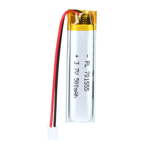 3.7V 500mAh Battery 701555 Lithium Polymer Ion Rec