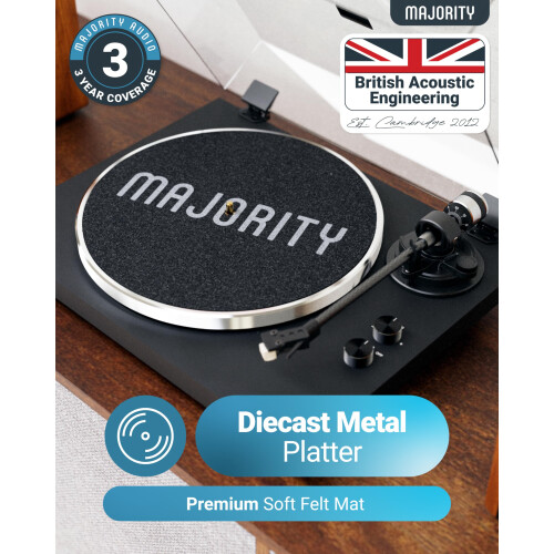 Majority Stylo Bluetooth Record Player – Premium T 2