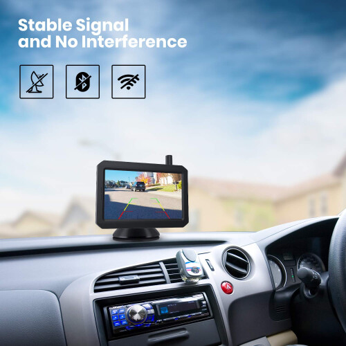 AUTO-VOX W7 Digital Wireless Reversing Camera Kit 2