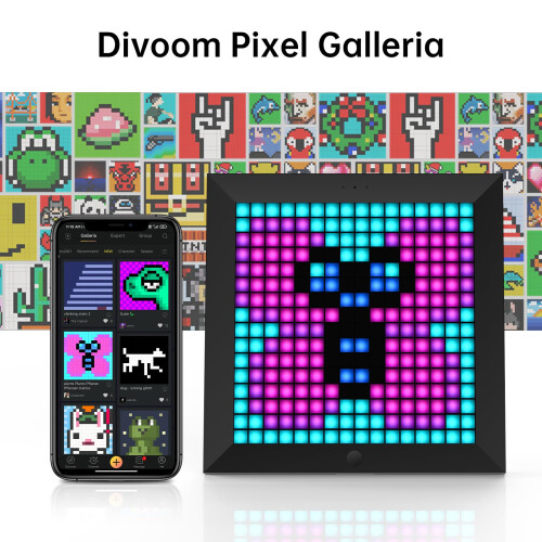 Divoom Pixoo Pixel Art Digital Photo Frame with 8. 2
