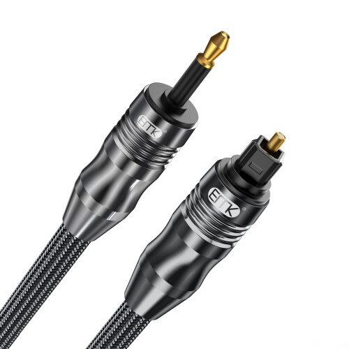 EMK Digital Sound Toslink to Mini Toslink Cable 3.