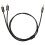 SEBSON RCA Audio Cable 1m, 2 Phono to 3,5mm Jack, 4