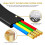 SAISN Telephone Coiled Cable Line Wire Flexible Ph 3