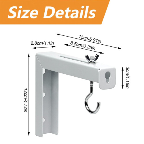 Morobor Universal Projector Screen L-Bracket Wall 1