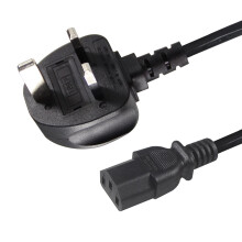 KUNCAN UK mains power cord, 5FT 3 prong UK Plug BS