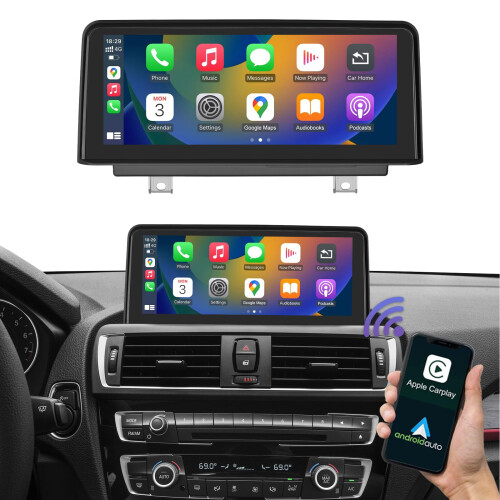 Road Top Wireless Carplay & Android Auto, 10.25 In
