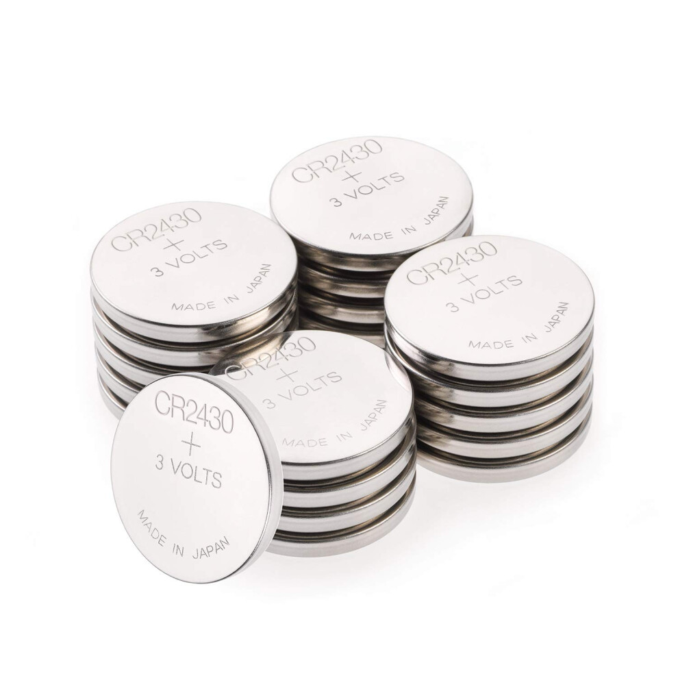 Cr2430 Battery 3V Lithium Pack Of 20 Batteries By 69885112