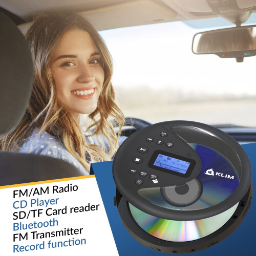KLIM Discover - Portable CD Player with Long-lasti 1