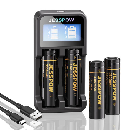 3300mAh High Drain 3.7 V 18650 Rechargeable Batter