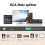 Devinal RCA Y Cable, RCA/Phono Y Splitter, Y Adapt 4