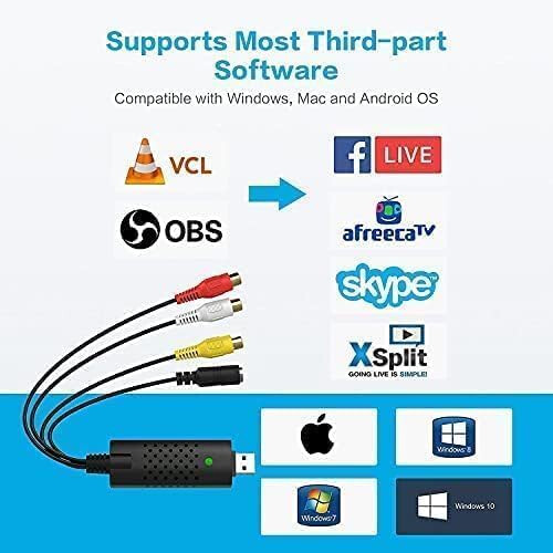 USB Video Capture,Video Capture Card,RCA to USB Vi 2