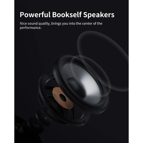 Turntable with Speakers, Hi-Fi System Bluetooth Vi 2