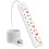 Mscien Extension Lead 2M with USB Slots, 13A 4 Way 1