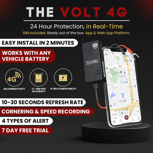SafeTag Volt 4G - Real Time GPS Tracker Device - V 1