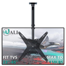 WALI Ceiling TV Mount for 23 to 65 Inch, Adjustabl