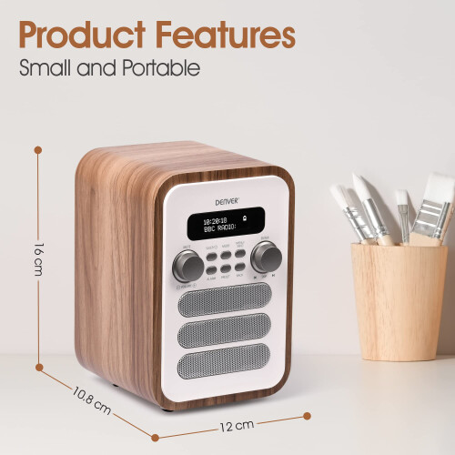 Denver Denver DAB-48 Bluetooth DAB Radio With Remote Cont 2