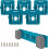 5 Pack Rozlchar Battery Holder Compatible for Bosc 1