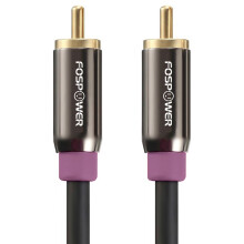 FosPower Subwoofer Cable (25 FT) RCA to RCA Audio