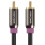 FosPower Subwoofer Cable (25 FT) RCA to RCA Audio 1