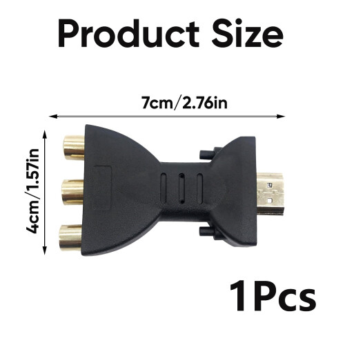 KRENIE HDMI to RCA Converter One-Way Conversion - 1