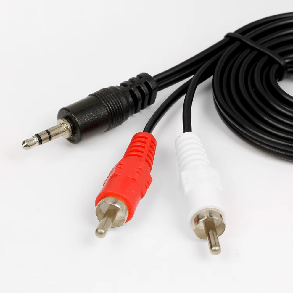 Boulton Rca To 3.5Mm Aux Cable - 1.5M - Phono Mini Red/White 47939011
