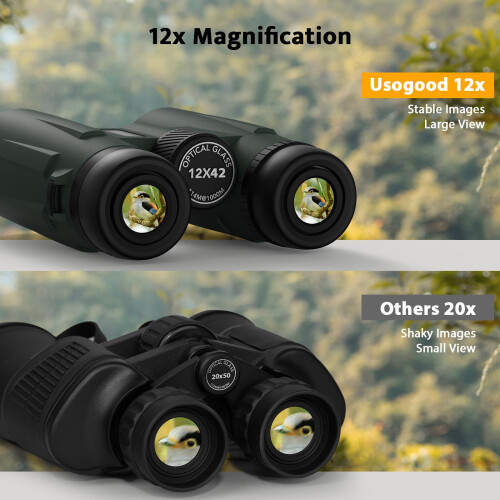 usogood High Power 12x50 Binoculars for Adults wit 1